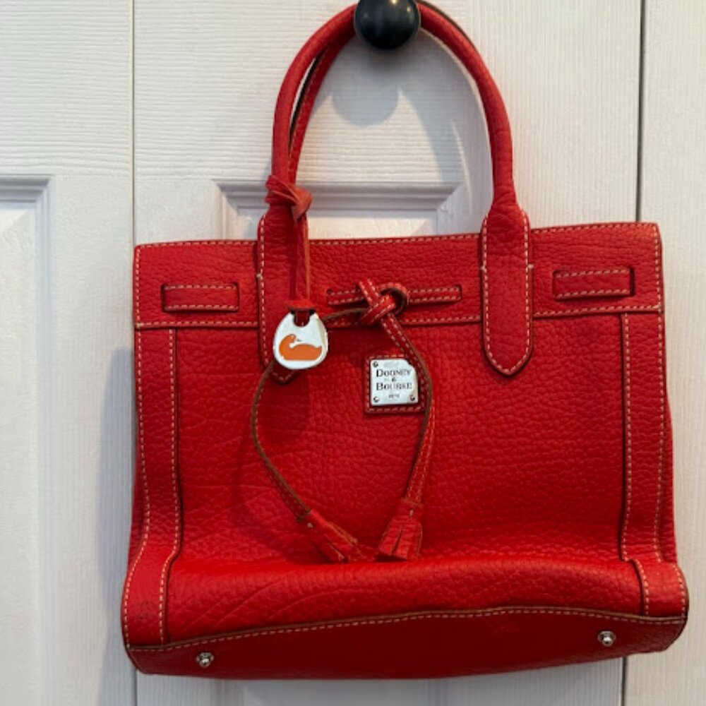 Vintage Dooney & Bourke Alto Tasseled Tote/Lexington Handbag